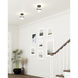 Globo LED 6.38 inch Matte Black Flush Mount Ceiling Light