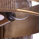 Kensey 2 Light 14.13 inch Satin Brass Semi Flush Ceiling Light