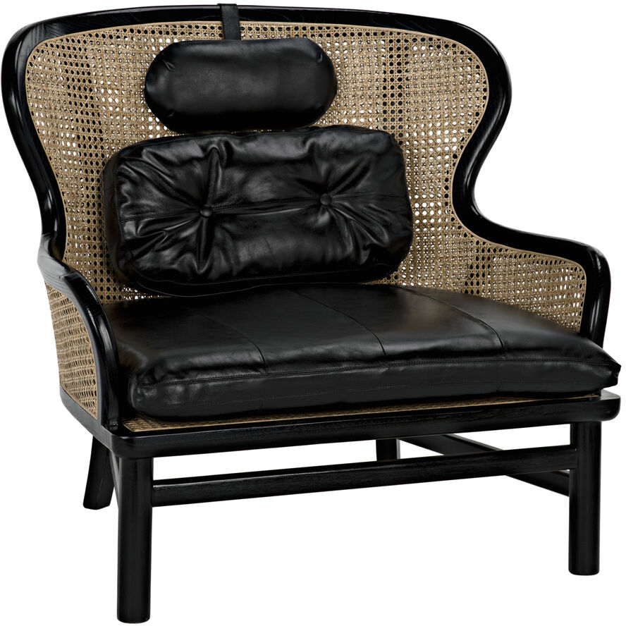 Marabu Charcoal Black Occasional Chair