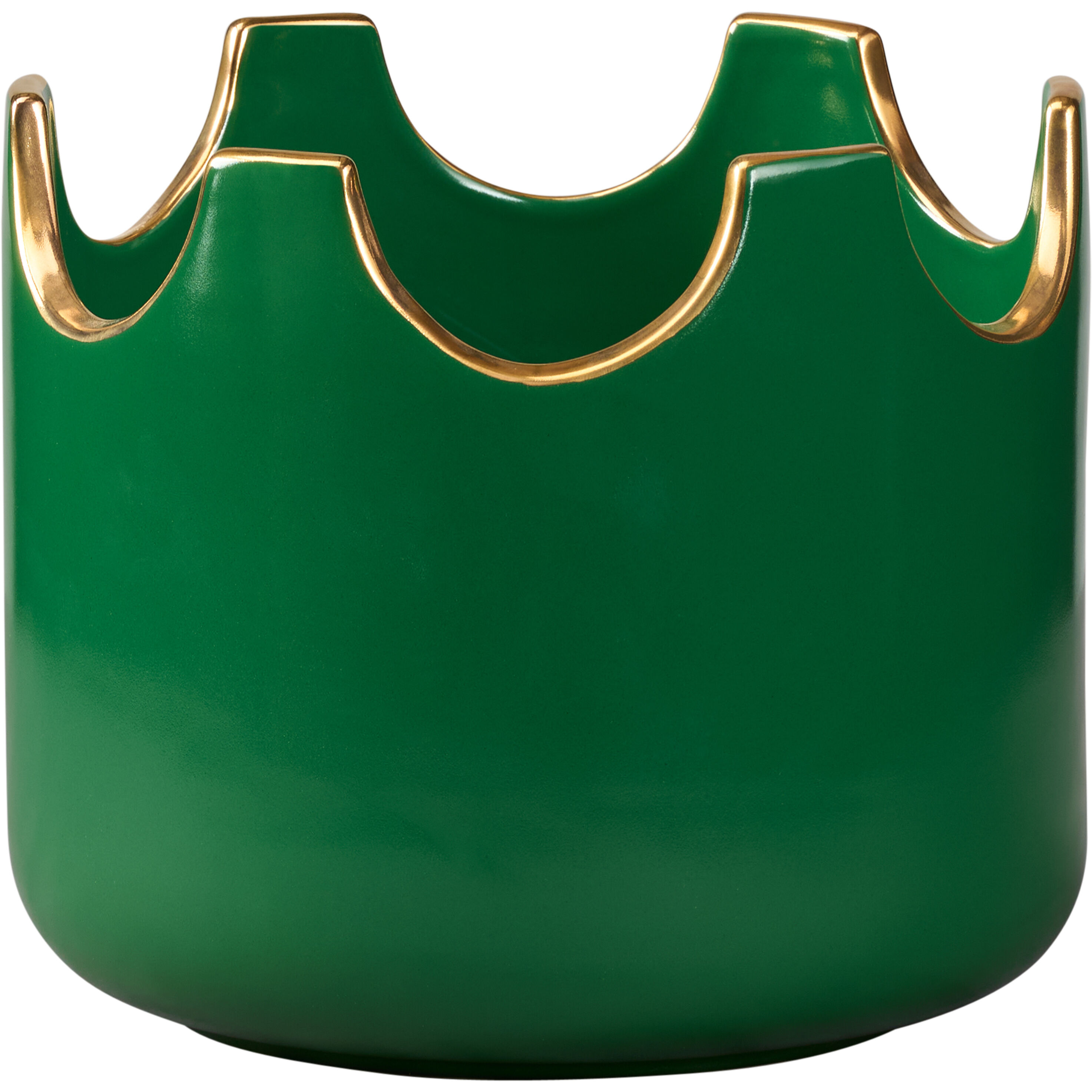 Classic Green and Gold Planter