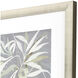 Wild Botanicals Gray and Green and White and Yellow Framed Art