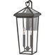 Estate Series Alford Place Outdoor Wall Mount Lantern in Oil Rubbed Bronze, Non-LED