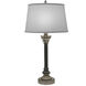 Ellie 33 inch 100.00 watt Antique Nickel Table Lamp Portable Light