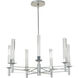 Truss 7 Light 28.6 inch Sterling Chandelier Ceiling Light