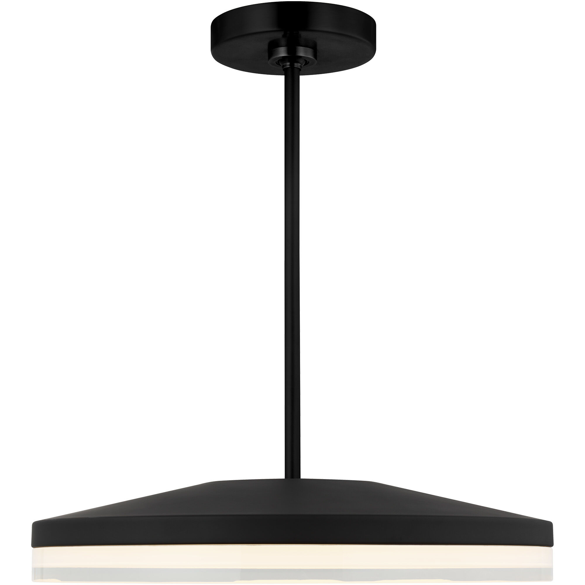 Sean Lavin Wyatt LED 16 inch Nightshade Black Pendant Ceiling Light, Integrated LED