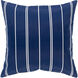 Vallarta 20 X 20 inch Dark Blue/White Pillow Cover