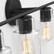 Drew & Jonathan Sayward 4 Light 32.38 inch Midnight Black Wall Bath Fixture Wall Light