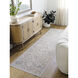 Once Upon a Time 118.11 X 35.04 inch Gray / Light Brown / Ivory / Light Gray / Tan Machine Woven Rug in 3 x 10