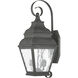 Exeter 2 Light 22 inch Charcoal Outdoor Wall Lantern