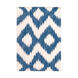 Frontier 36 X 24 inch Navy/Cream Rugs, Wool