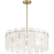 Oldmill 5 Light 25 inch Legacy Brass Pendant Ceiling Light