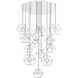 Norway LED 18.5 inch Chrome Chandelier Ceiling Light