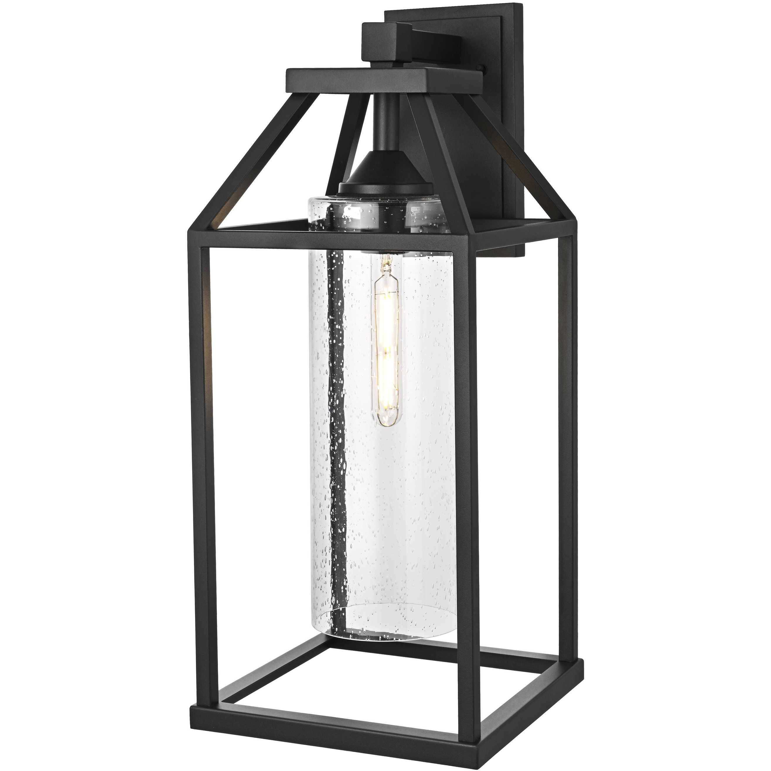 Zora 1 Light 24 inch Black Outdoor Wall Sconce