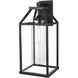 Zora 1 Light 24 inch Black Outdoor Wall Sconce