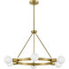 Orla LED 24 inch Lacquered Brass Chandelier Ceiling Light