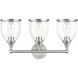 Ashridge 3 Light 24 inch Brushed Nickel Vanity Wall Sconce Wall Light