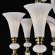 Bianca 16 Light 42 inch Winter Brass Chandelier Ceiling Light in White