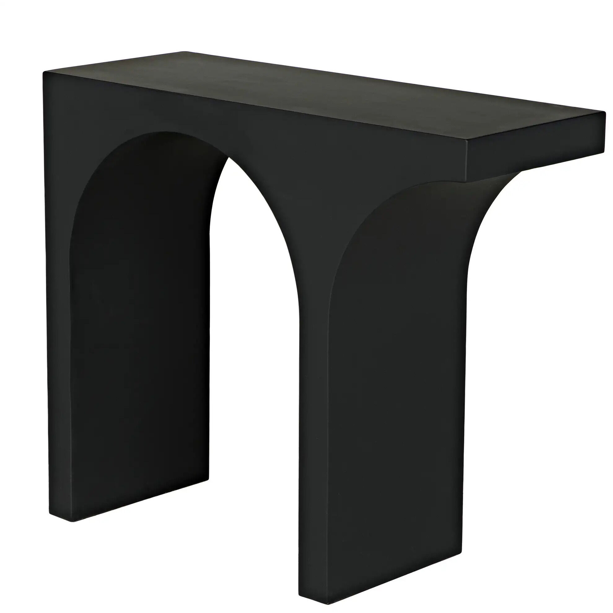 Maximus 35 X 30 inch Matte Black Console/Side Table
