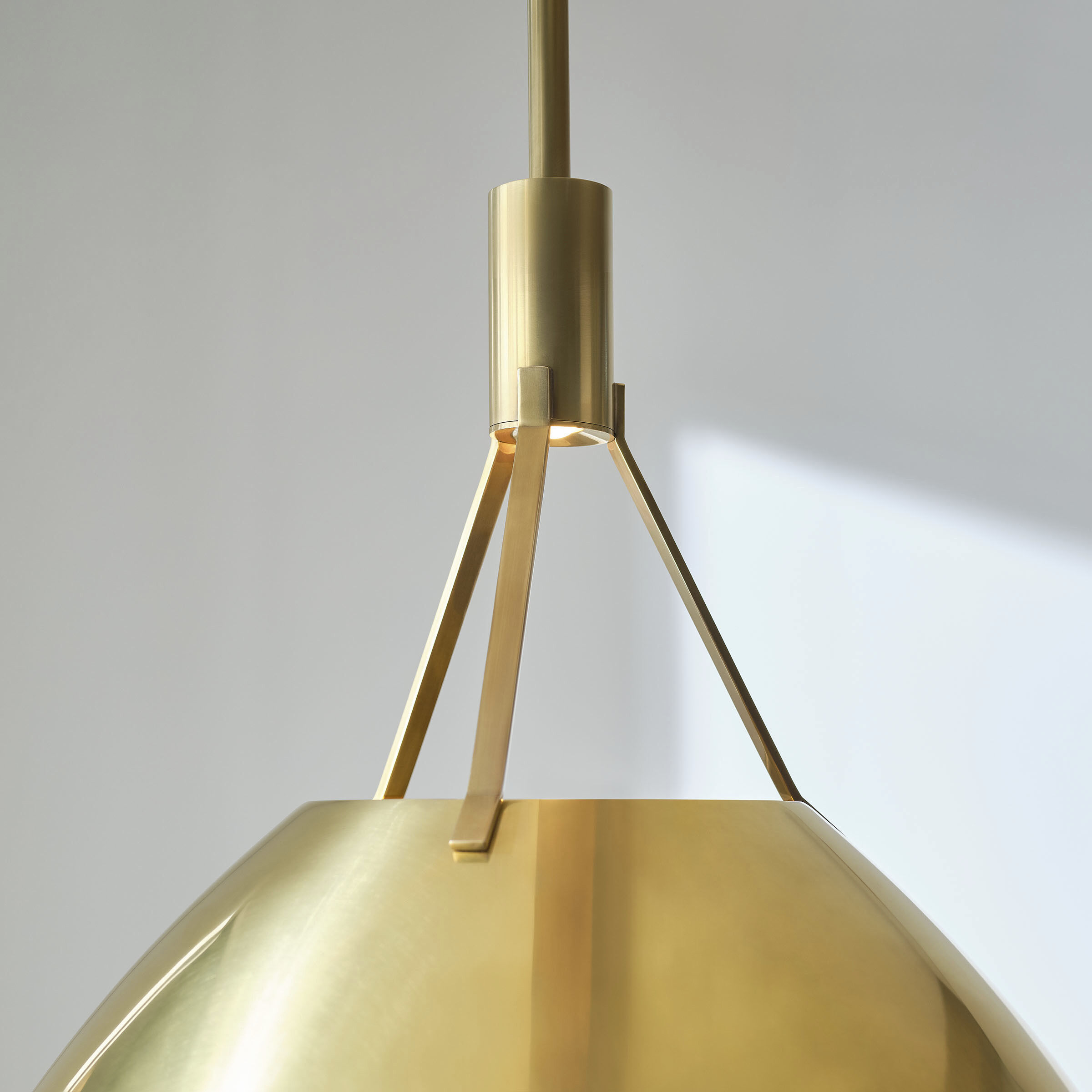 Sean Lavin Sospeso 1 Light 18 inch Natural Brass Line-Voltage Pendant Ceiling Light