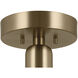 Riu LED 14.25 inch Champange Bronze Semi Flush Mount Ceiling Light