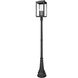 Hartwell 5 Light 108.75 inch Sand Black Outdoor Post Mounted Fixture