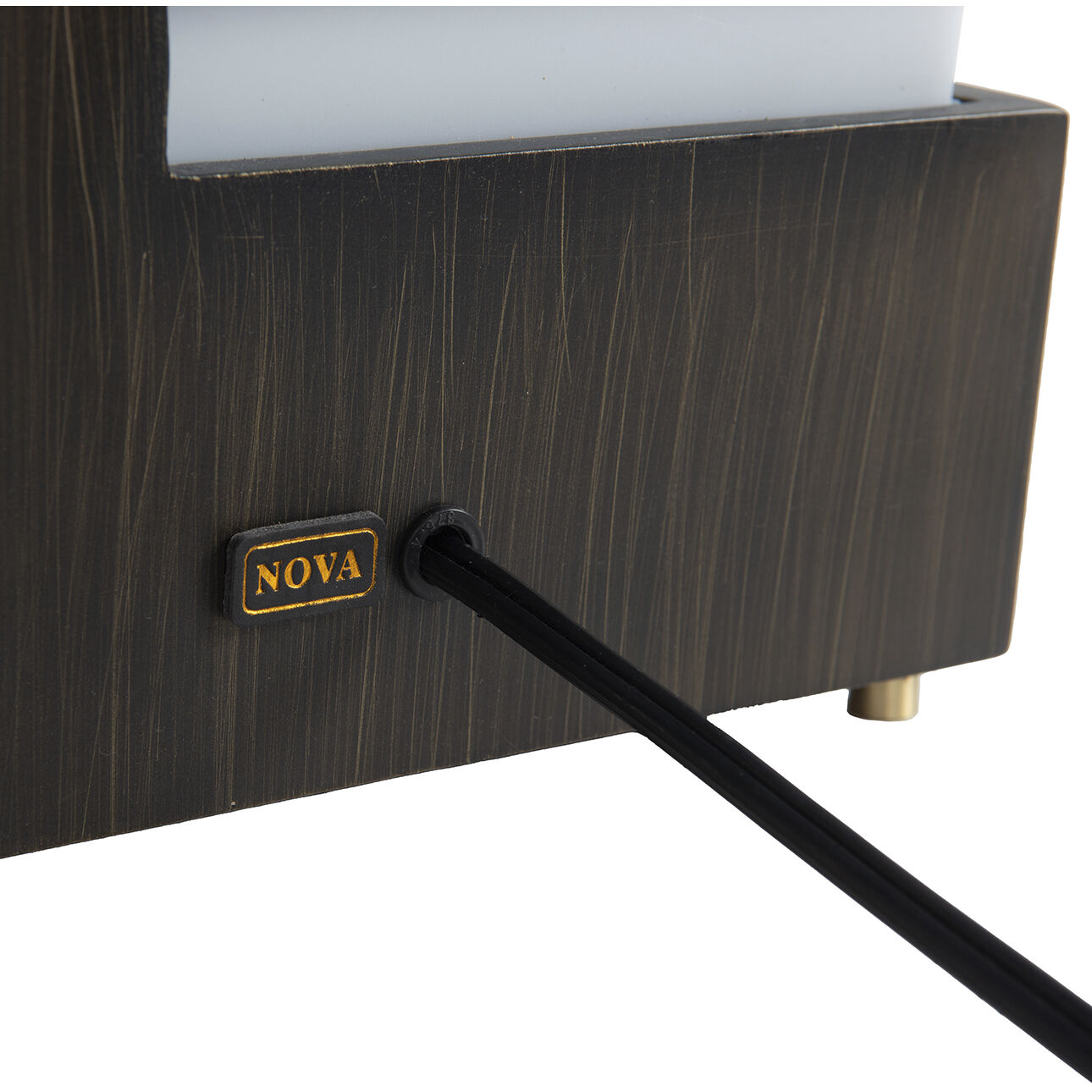 Zen 28 inch 23.00 watt Ebony and Weathered Brass Table Lamp Portable Light