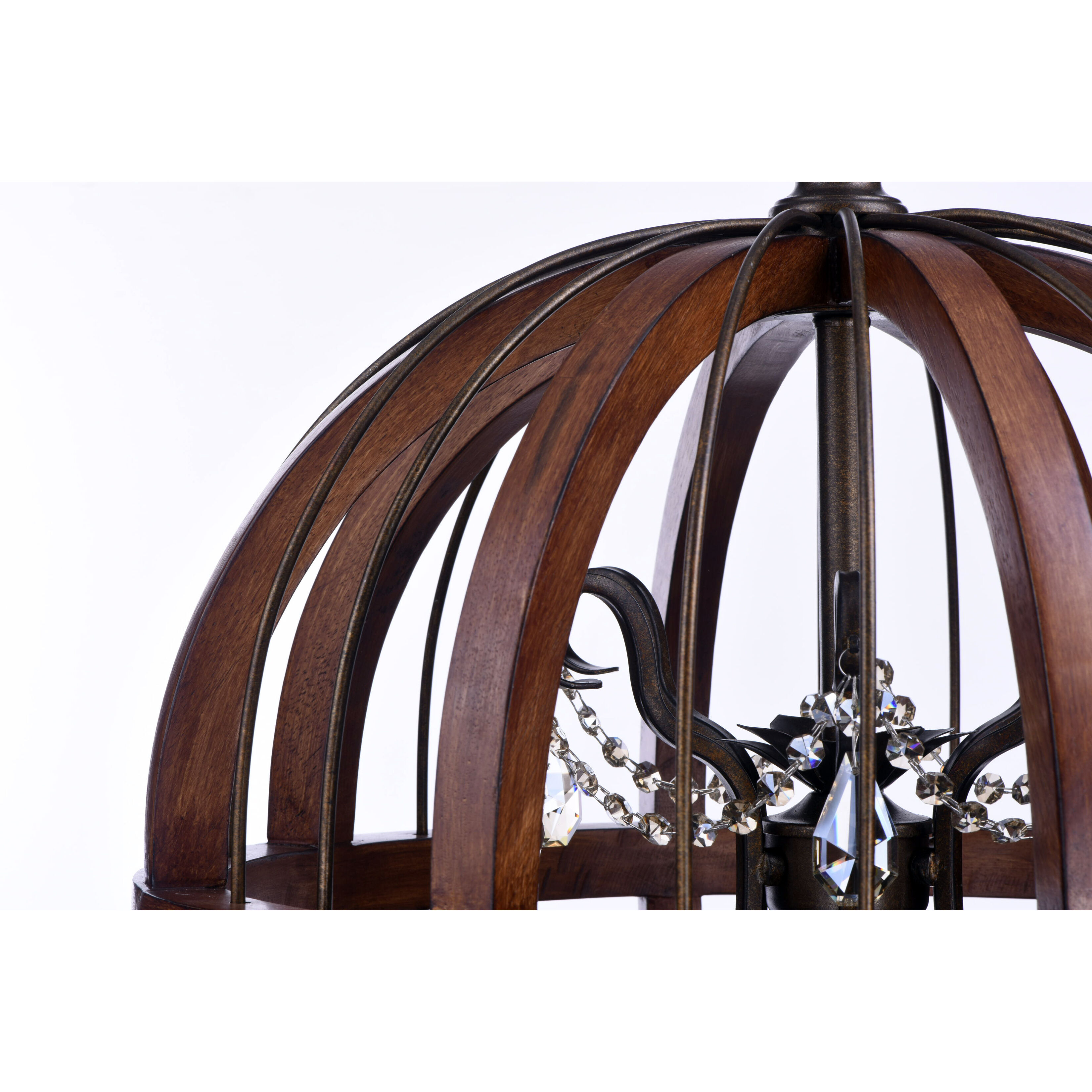 Miranda 6 Light 20 inch Antique Pecan and Bay Pendant Ceiling Light