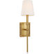 AH by Alexa Hampton Baxley 1 Light 5.5 inch Burnished Brass Sconce Wall Light