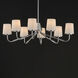 Durham 8 Light 34.25 inch Polished Chrome Chandelier Ceiling Light