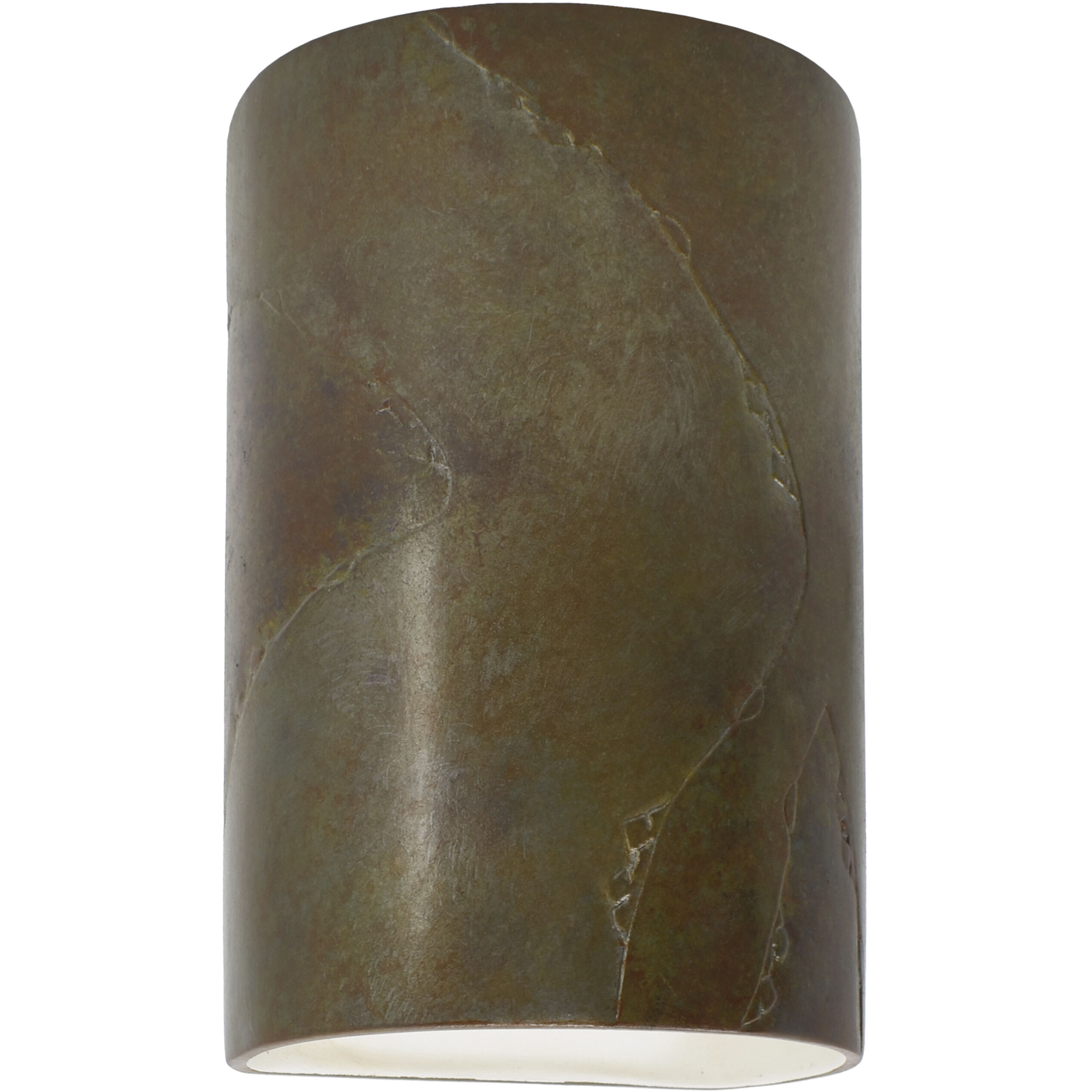 Ambiance Cylinder LED 5.75 inch Tierra Red Slate ADA Wall Sconce Wall Light, Small