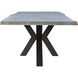 Edge 84 X 40 inch Grey Dining Table, Small