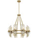 Biltmore 8 Light 30 inch Warm Brass Chandelier Ceiling Light