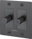 2G 100-120 Smoked Bronze Dimmer Switch, LED