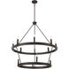 Dalvor 12 Light 42.75 inch Dark Bronze Pendant Ceiling Light