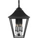 Sean Lavin Galena 4 Light 33.38 inch Textured Black Outdoor Wall Lantern