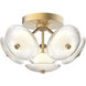 Alora Mood Hera 15.88 inch Brushed Gold Flush Mount Ceiling Light