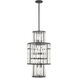 Rohe 8 Light 15.75 inch Matte Black Pendant Ceiling Light