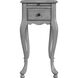 Croydon One Drawer with Pullout Side Table in Gray