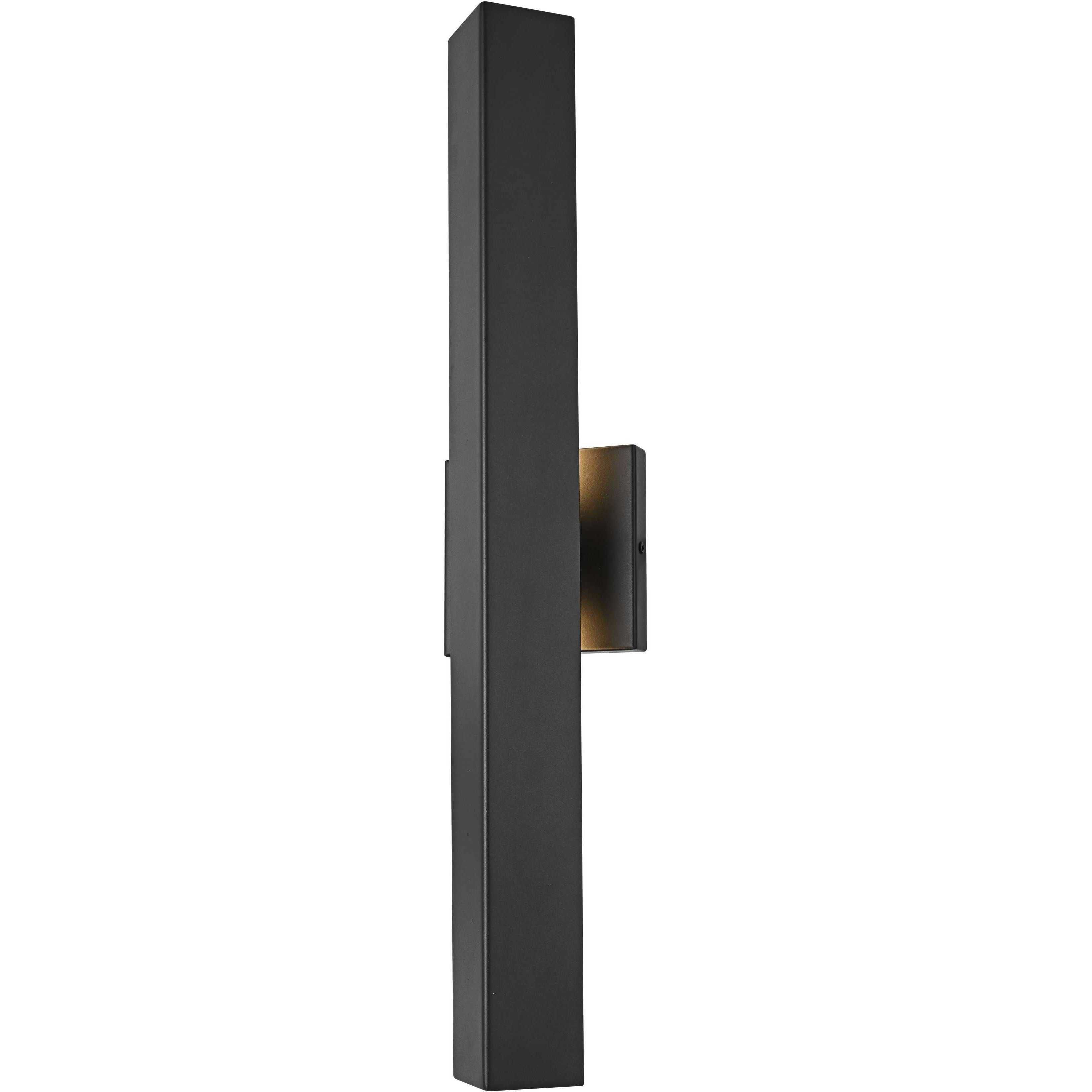 Troy 2 Light 24 inch Black Outdoor Wall Sconce