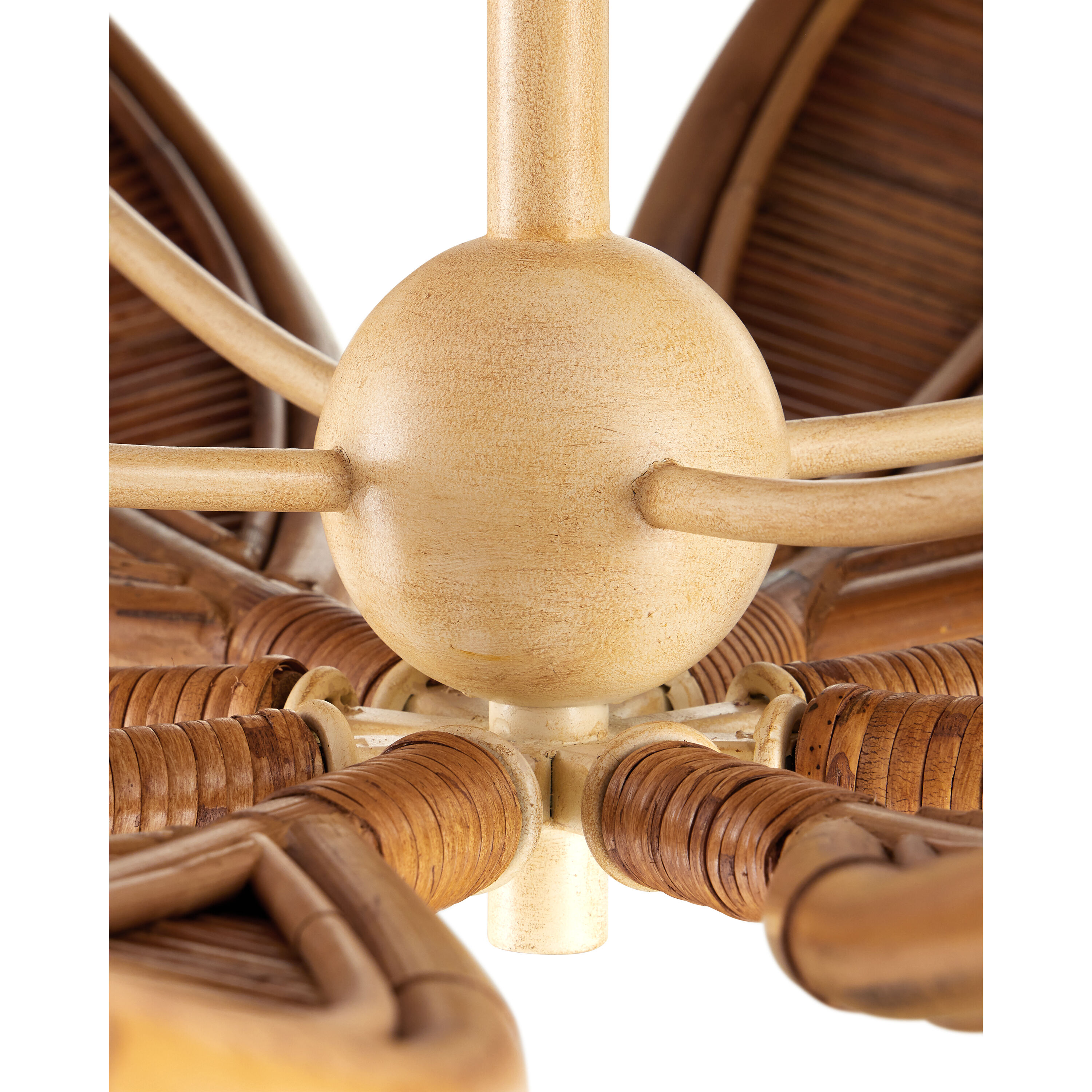 Cubana 12 Light 56.25 inch Natural/Coco Cream Three-Tier Chandelier Ceiling Light