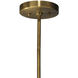 Orbit 4 Light 30 inch Antique Brass Chandelier Ceiling Light