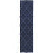 Kabru 96 X 30 inch Navy Rug