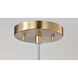 Corrine LED 14 inch Burnished Brass Pendant Ceiling Light