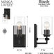 Binsly 1 Light 4.5 inch Coal Bath Vanity Light Wall Light
