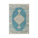 Nelson 90 X 60 inch Aqua/Bright Yellow/White/Peach/Navy Rugs