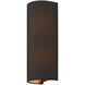 Sentosa 2 Light 5 inch Black ADA Wall Sconce Wall Light