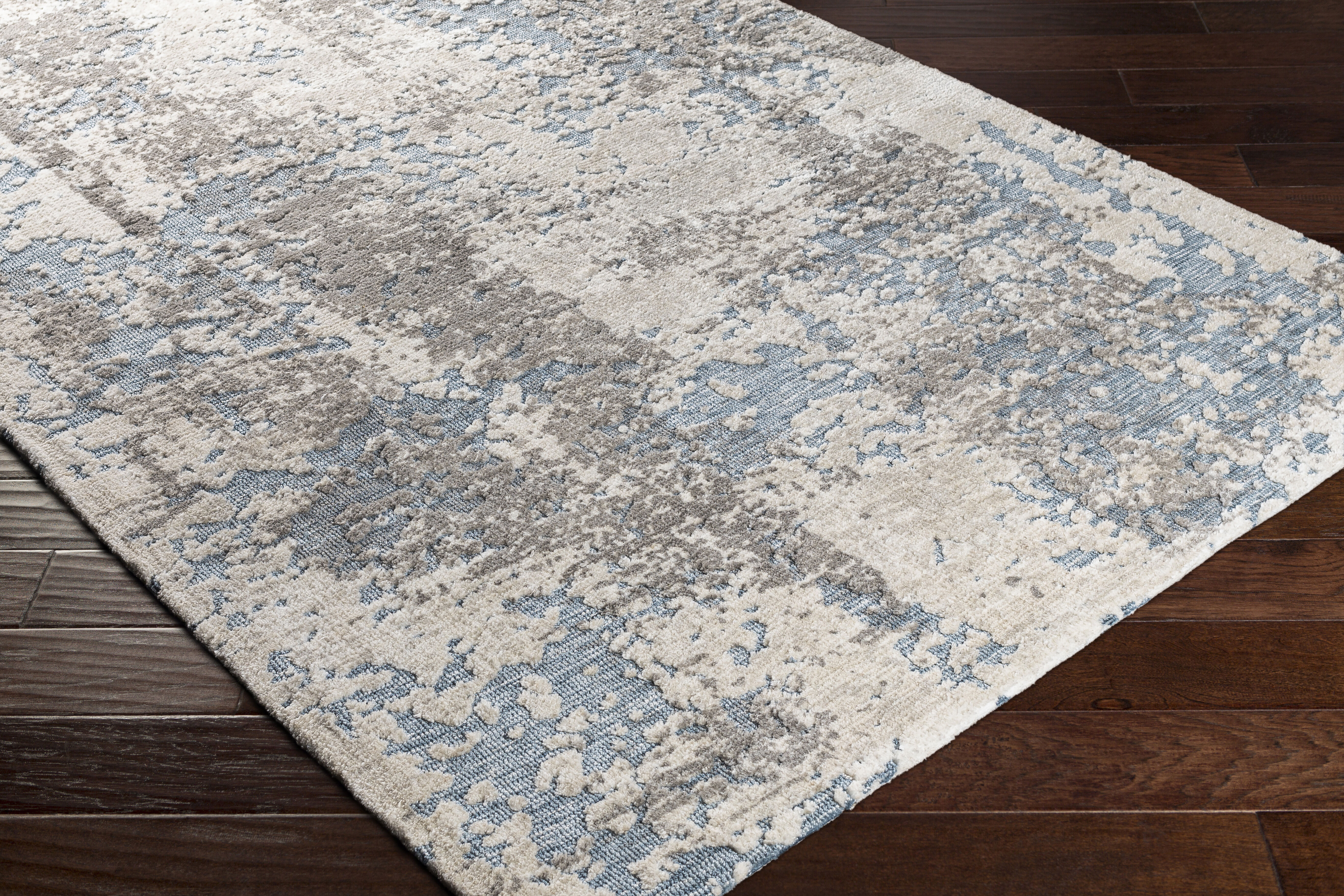 Talise 36 X 24 inch Pale Blue Rug in 2 x 3, Rectangle
