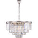 Sydney 17 Light 32 inch Polished Nickel Chandelier Ceiling Light, Urban Classic