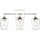 Gladys 3 Light 23 inch Polished Nickel Vanity Light Wall Light
