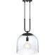 Astra LED 14 inch Matte Black Down Pendant Ceiling Light